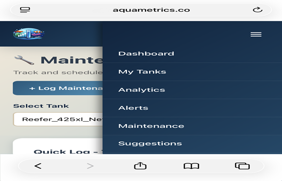 Mobile Friendly Interface